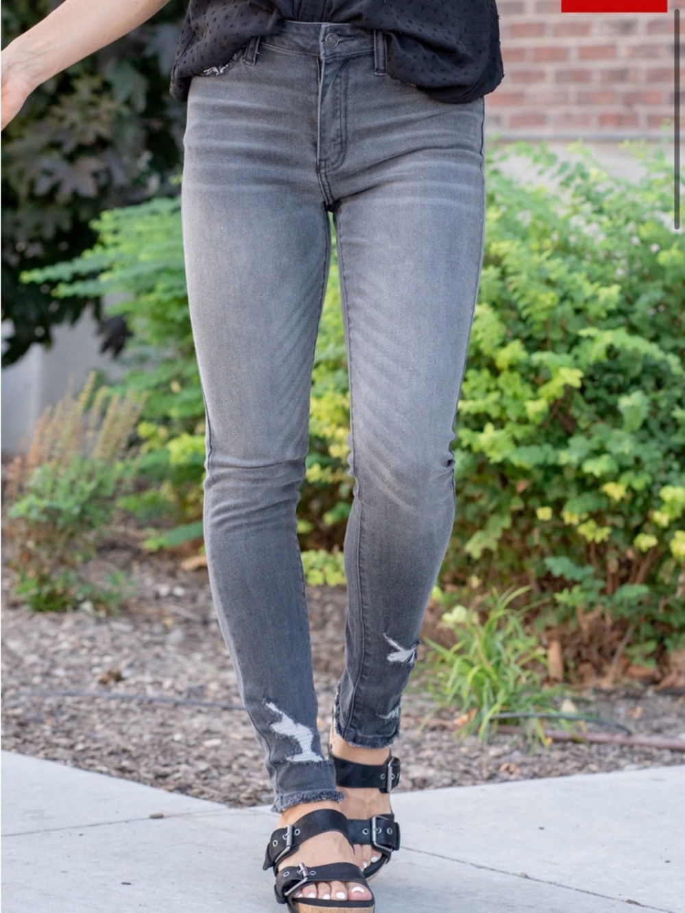 KANCAN AUSTEN HIGH RISE GREY ANKLE SKINNY SIZE 9/28
